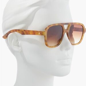 Aire Sunglasses New in Case Whirlpool Aviator in Vintage tort / Brown Gradient